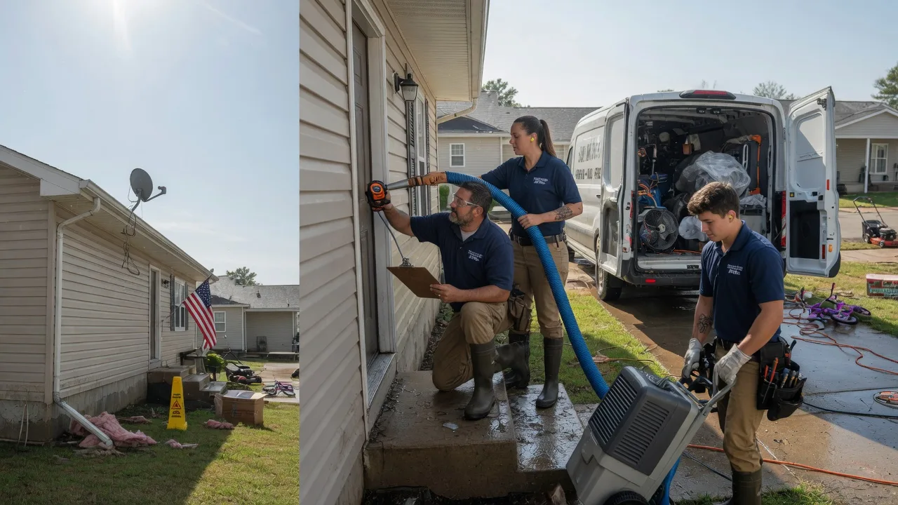 Ceiling Water Damage Restoration in Coldwater, OH near me